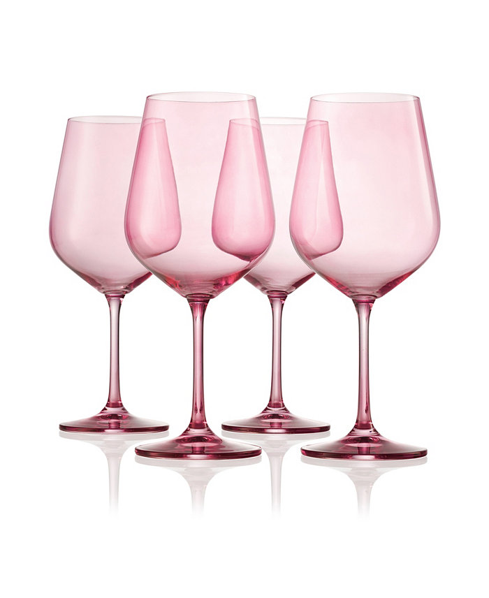 Godinger Sheer Stemmed Wine Glasses Set of 4