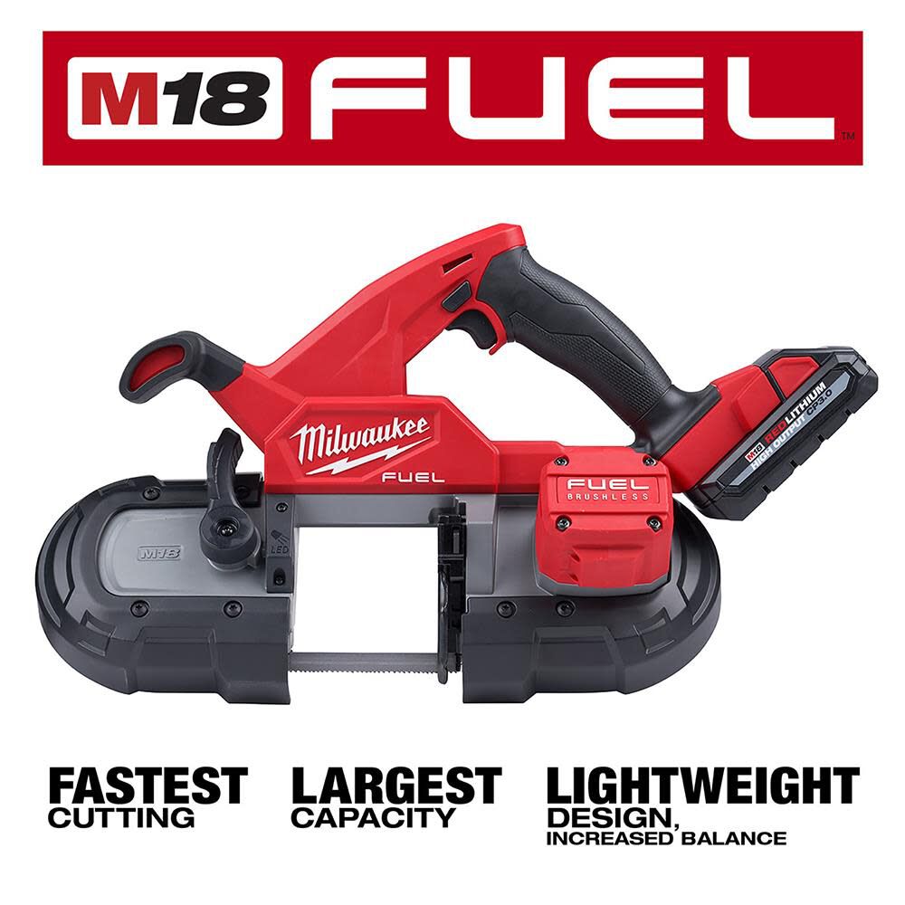 Milwaukee M18 FUEL Compact Band Saw Kit 2829-22 from Milwaukee