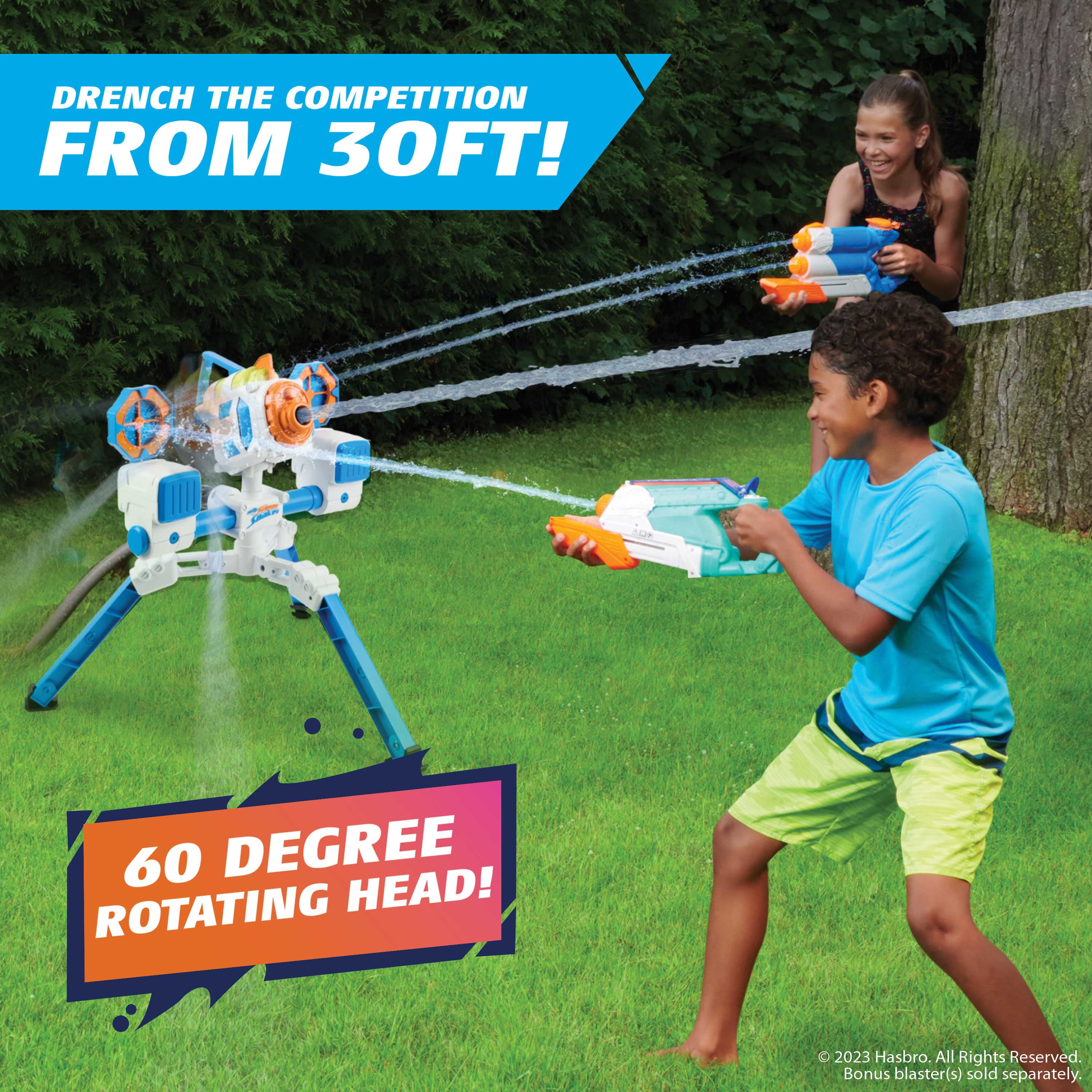 NERF Super Soaker RoboBlaster by WowWee – Automatic Soaker Blasting Machine Drenches You in Water