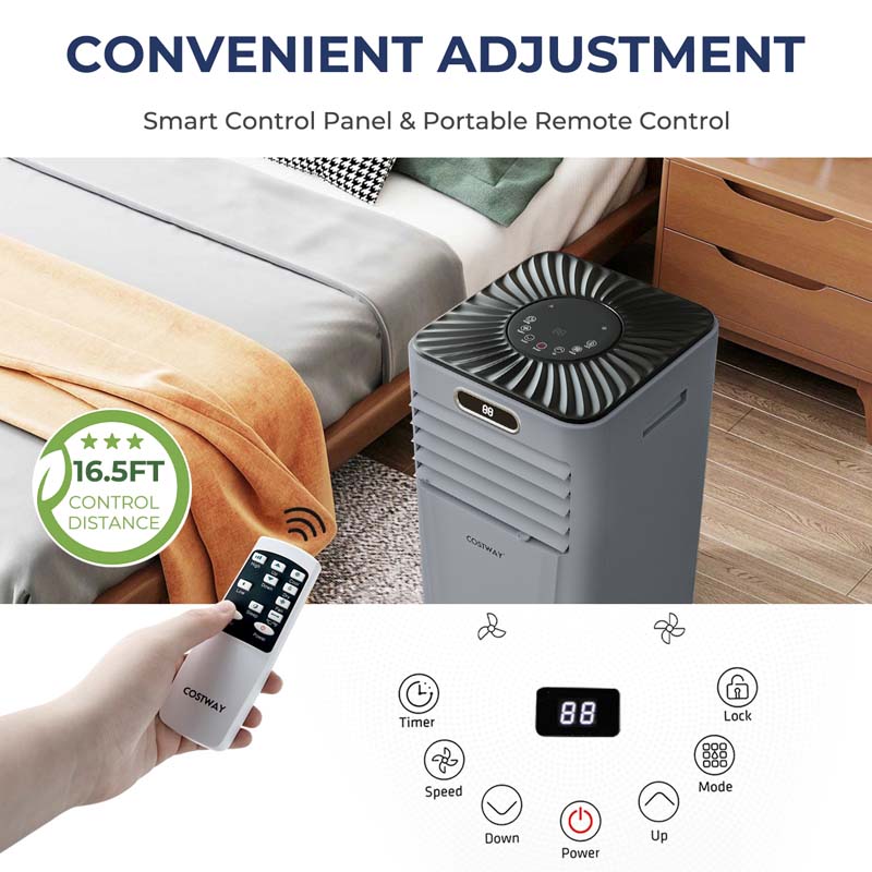 Canada Only - 10000 BTU Portable Air Conditioner with Remote Control