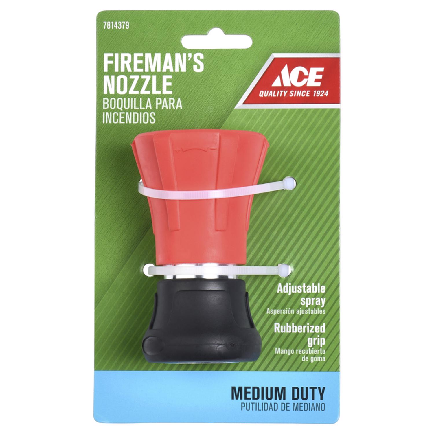 Ace 2 Pattern Shower and Stream Metal Firemans Nozzle