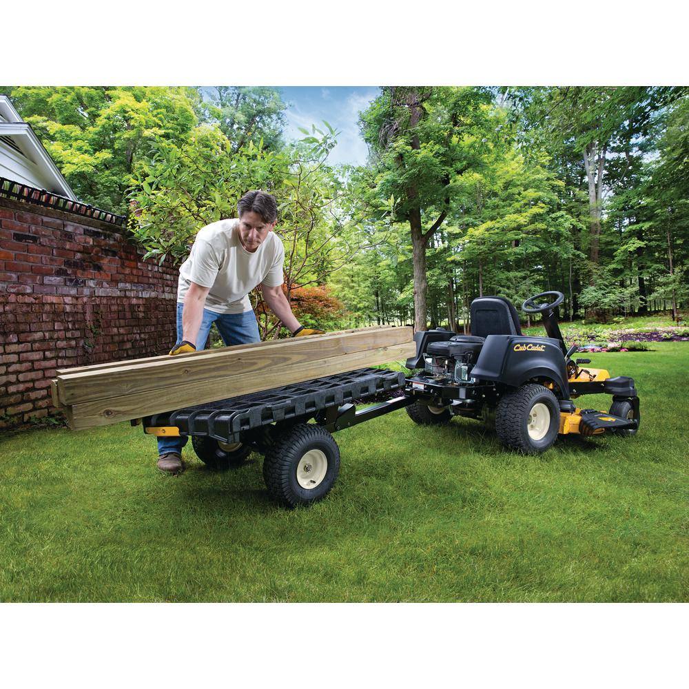 Cub Cadet Original Equipment 2-Wheel Hauler for Lawn Tractors and Zero-Turn Mowers 19B40026100