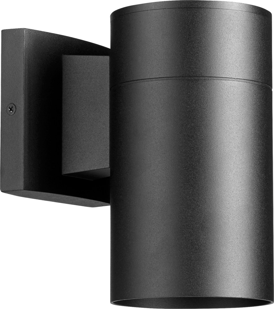 Cylinder 1 Light 4 quotLantern Wall Mount   Modern   Outdoor Wall Lights And Sconces   by Quorum International  Houzz