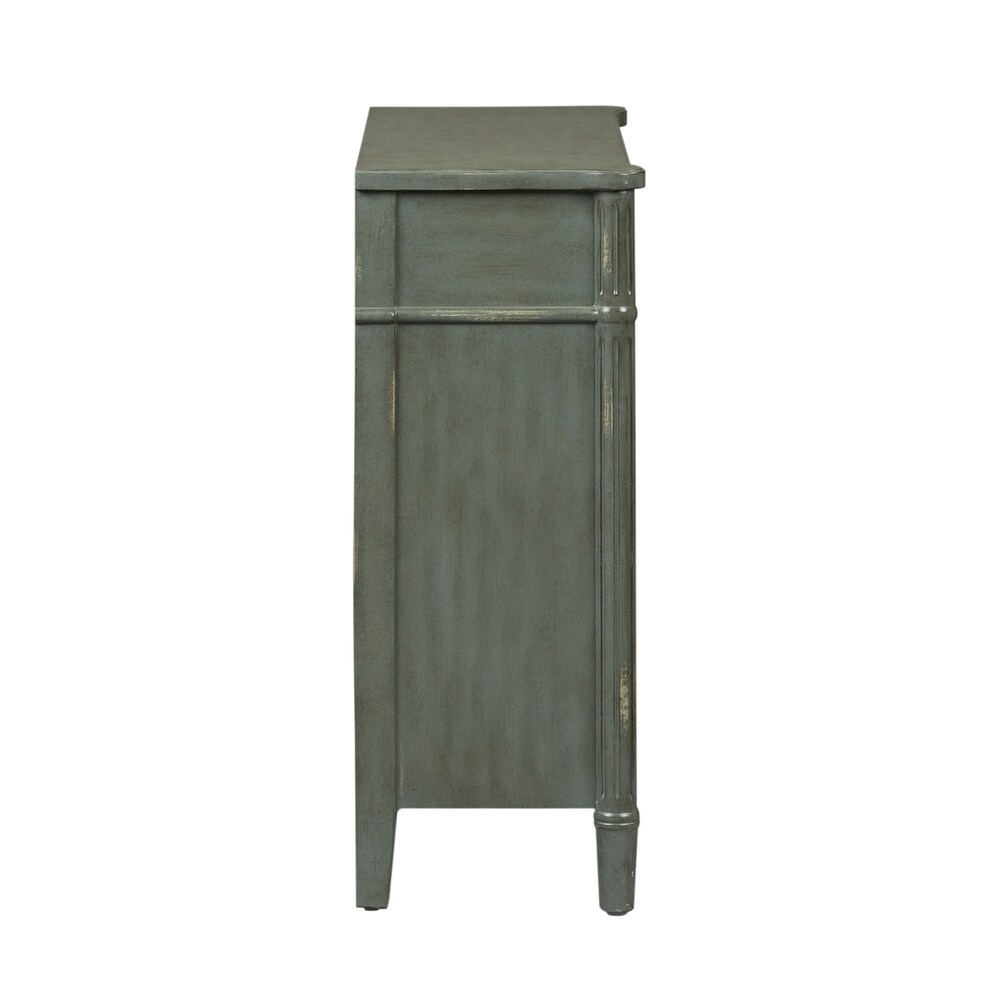 Madison Park Gray 1 Drawer 2 Door Accent Cabinet