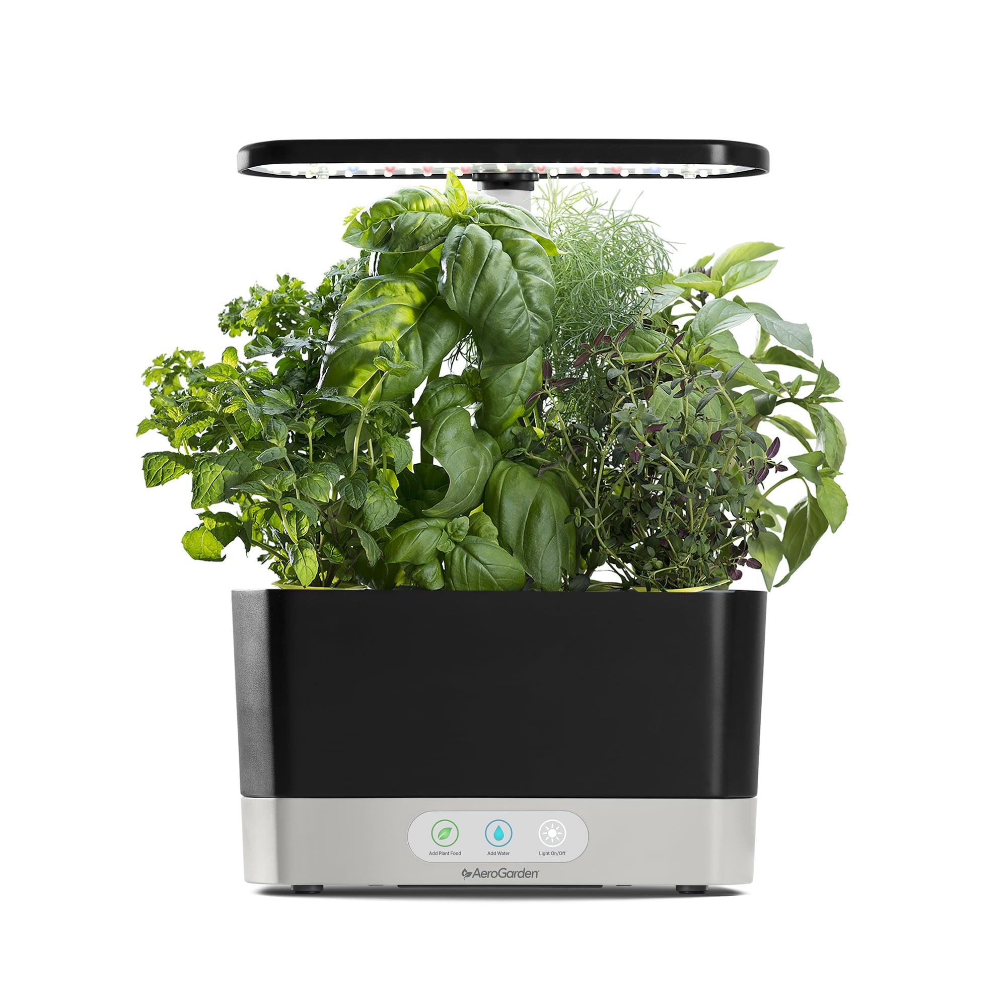 AeroGarden Harvest with Gourmet Herb Seed Pod Kit， Black