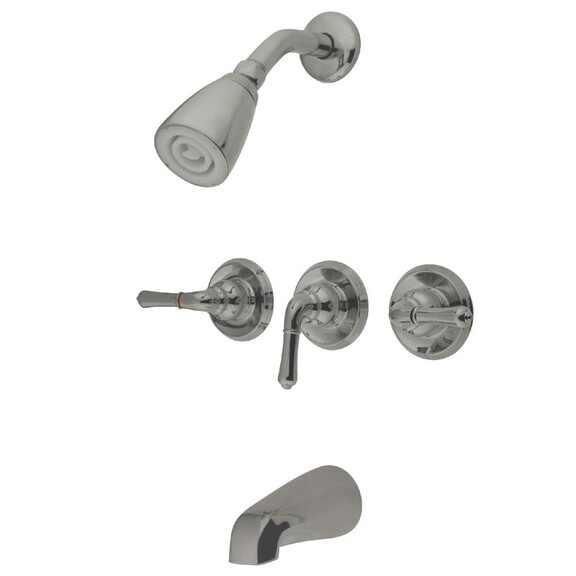 Elements of Design EB238 Three Handle Tub   Shower...