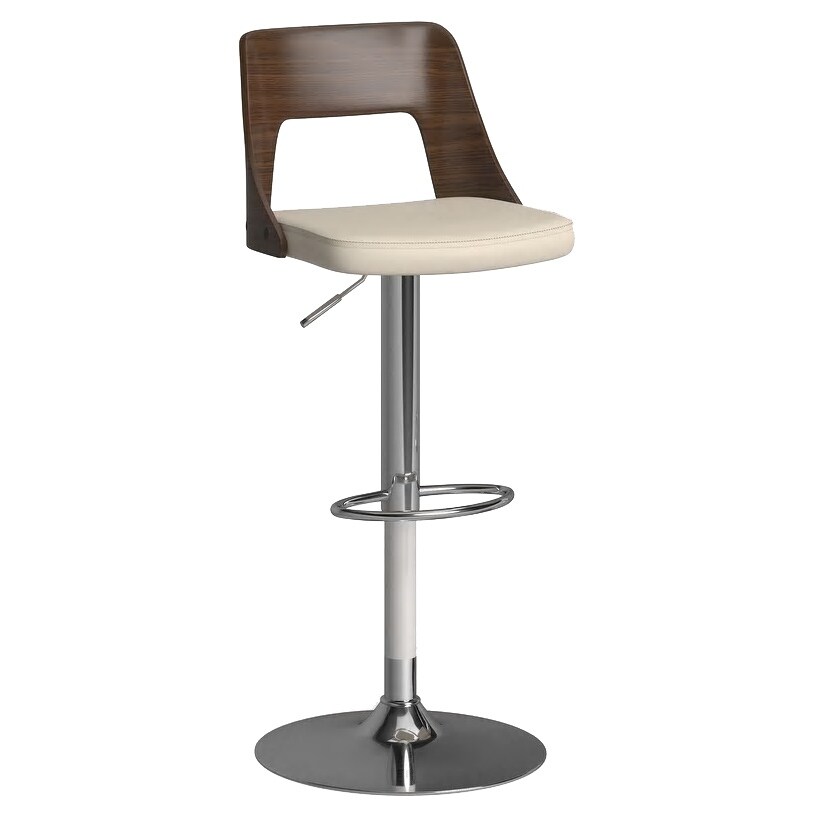 Carson Carrington Paula Mid century Modern Swivel Adjustable Bar Stool