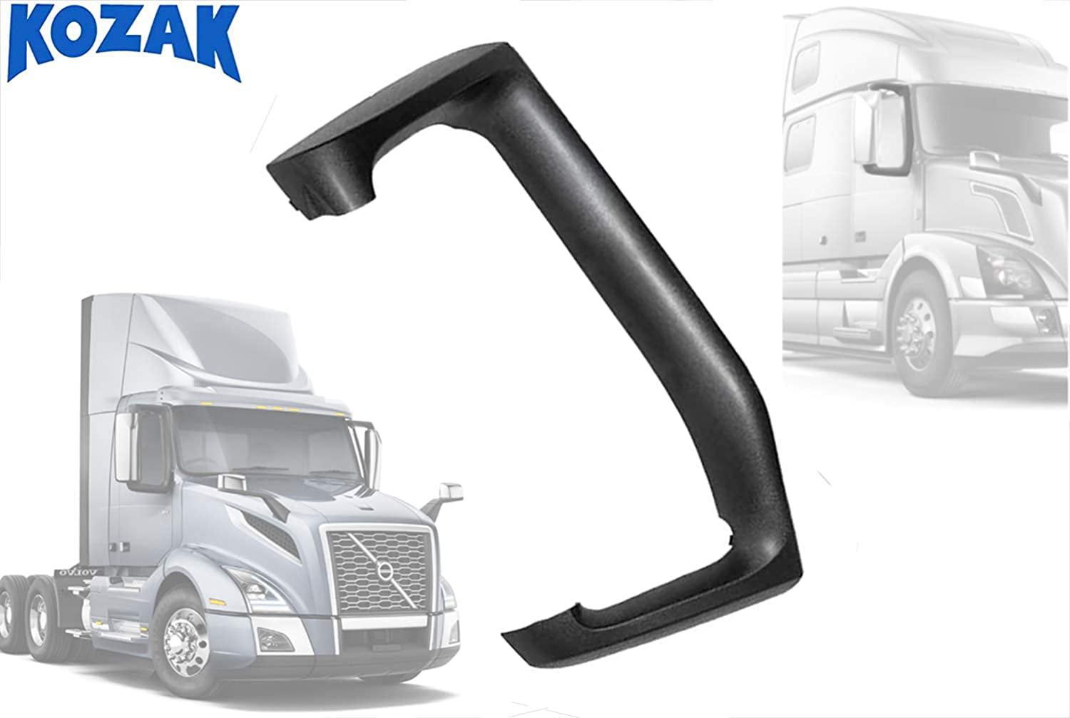 KOZAK Aftermarket Replacement Aerodynamic Side Mirror Plastic Arm Cover Right (Passenger Side) Only for Volvo VNL 2004-2020 Models