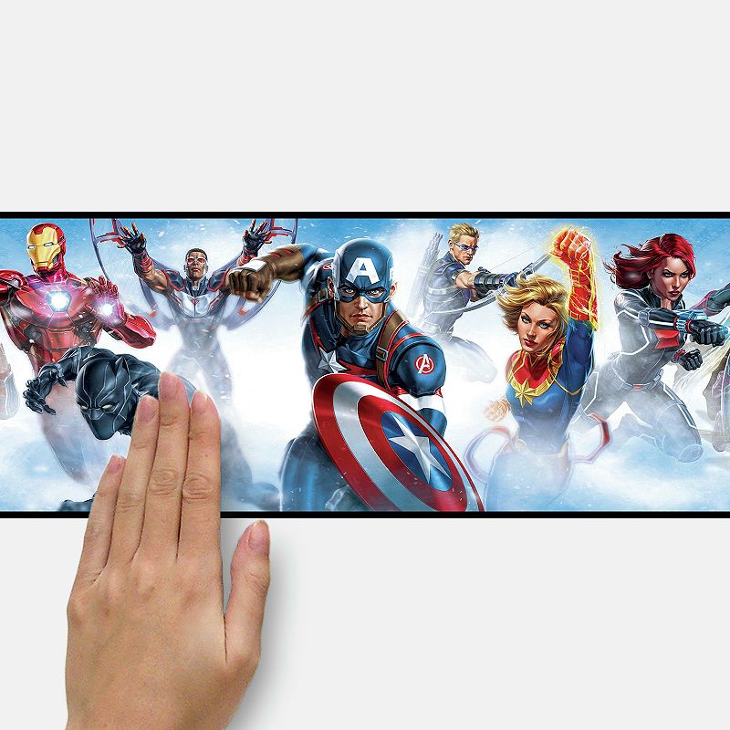 RoomMates Marvel Avengers Peel and Stick Wallpaper Border