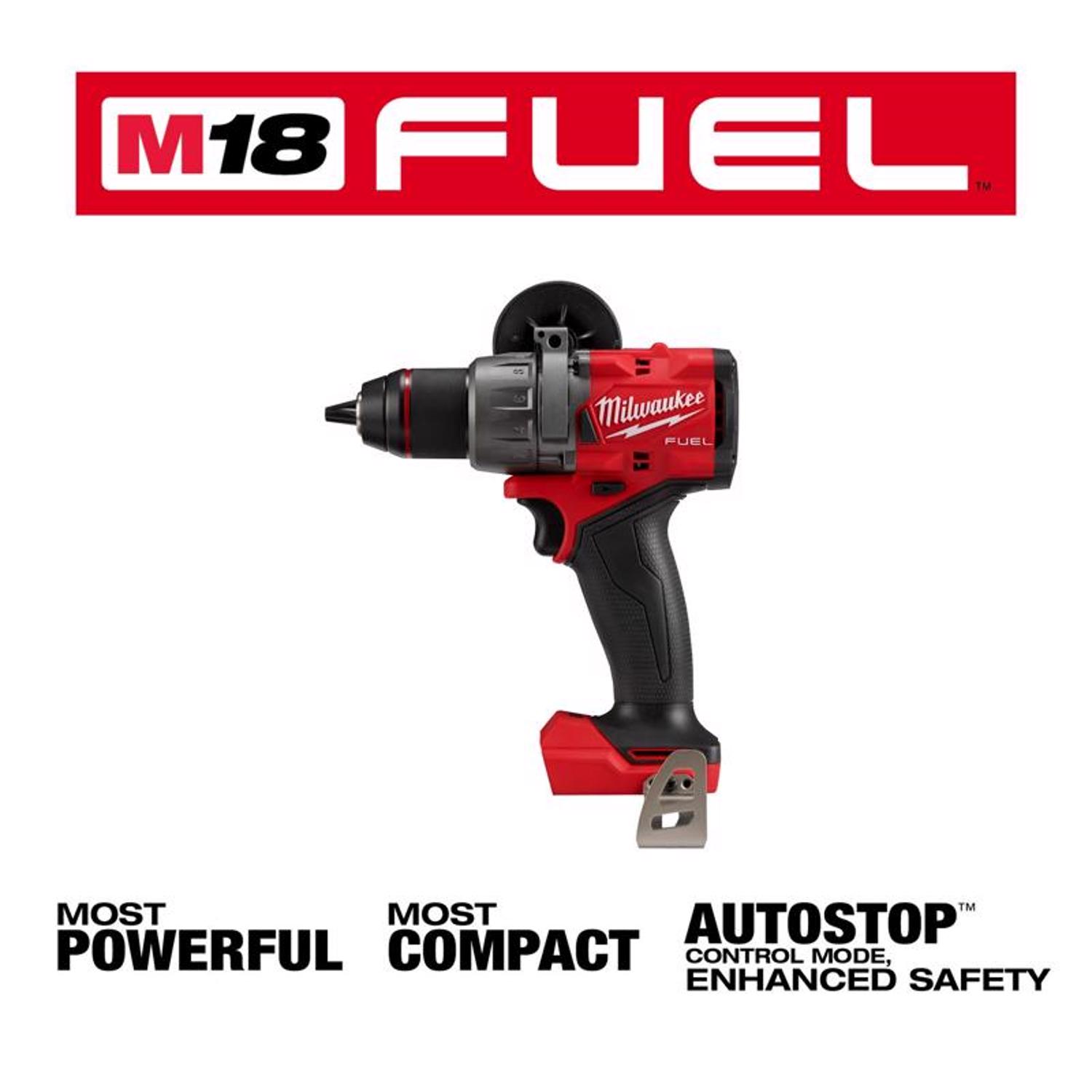 MW M18 FUEL 18 V 1/2 in. Brushless Cordless Drill/Driver Tool Only