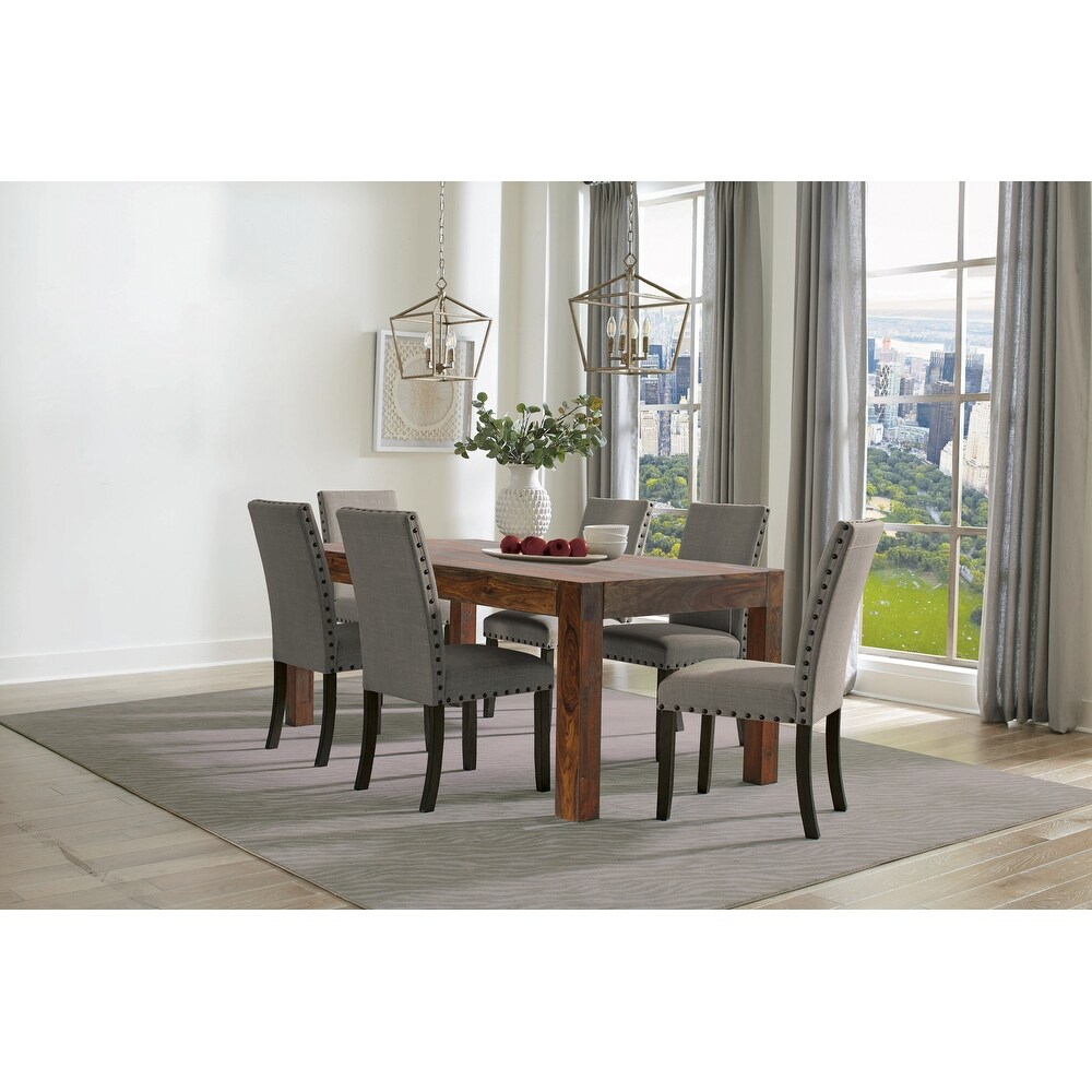 Rivington Upholstered Dining Chairs with Nailhead Trim (Set of 6)