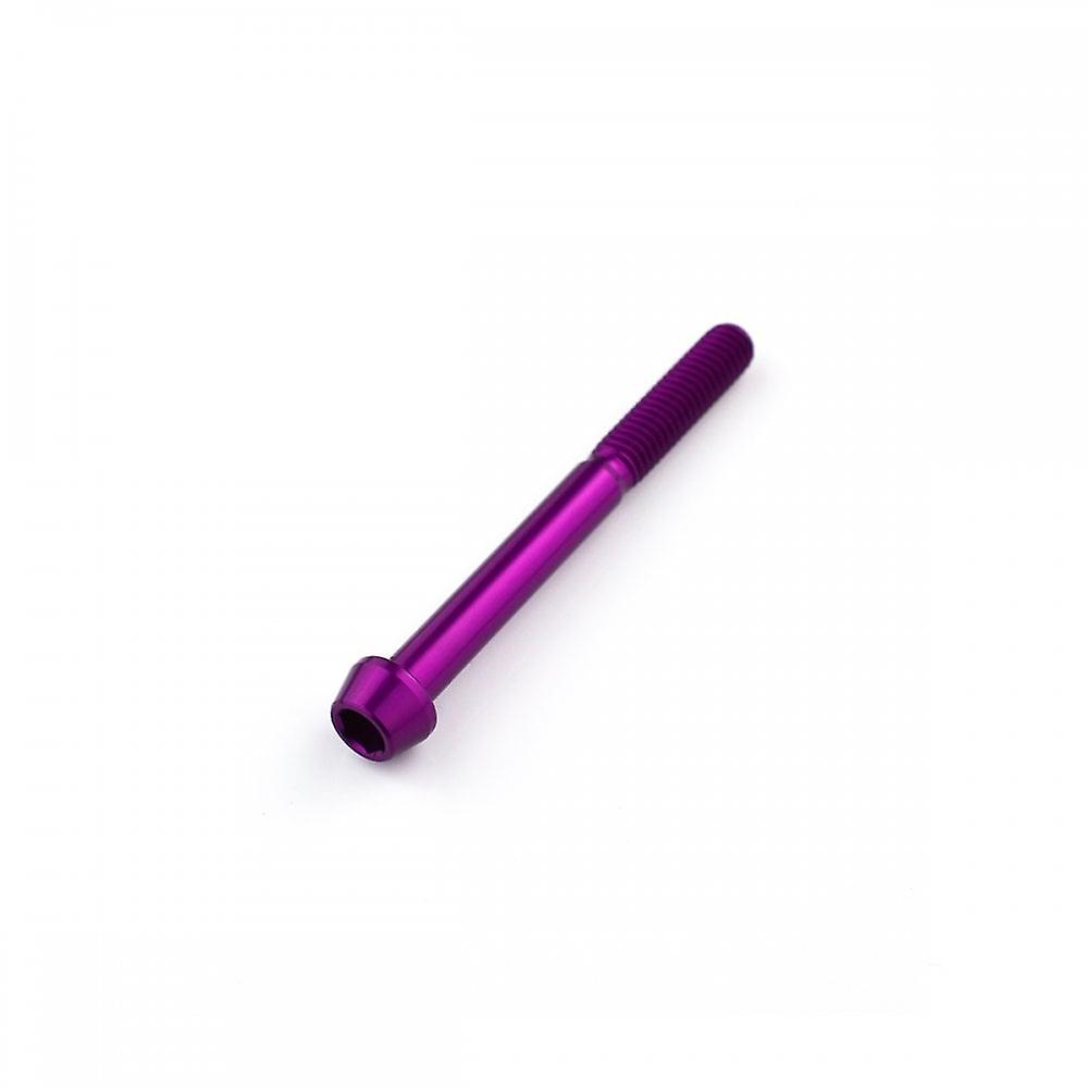 Racebolt Aluminium Tapered Socket Cap Bolt M6 X 1.0mm X 60mm Violet