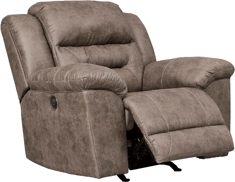 Stoneland Fossil Brown Casual Recliner