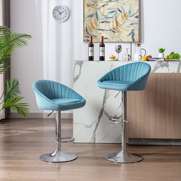 Adjustable Counter Height Bar Stools/Dining Chairs (Set of 2)