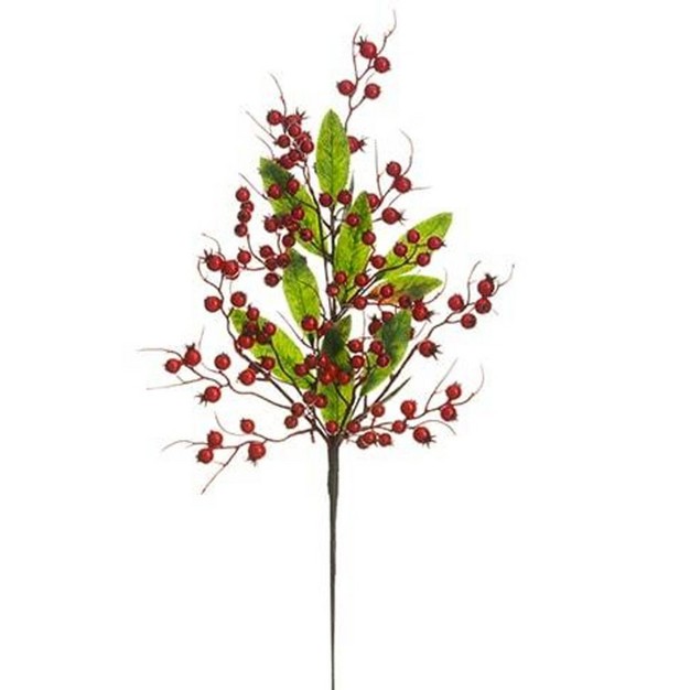 Red Berry Artificial Decorative Spray