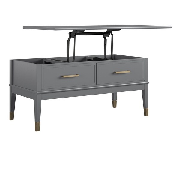 Westerleigh Lift-Top Coffee Table， Black