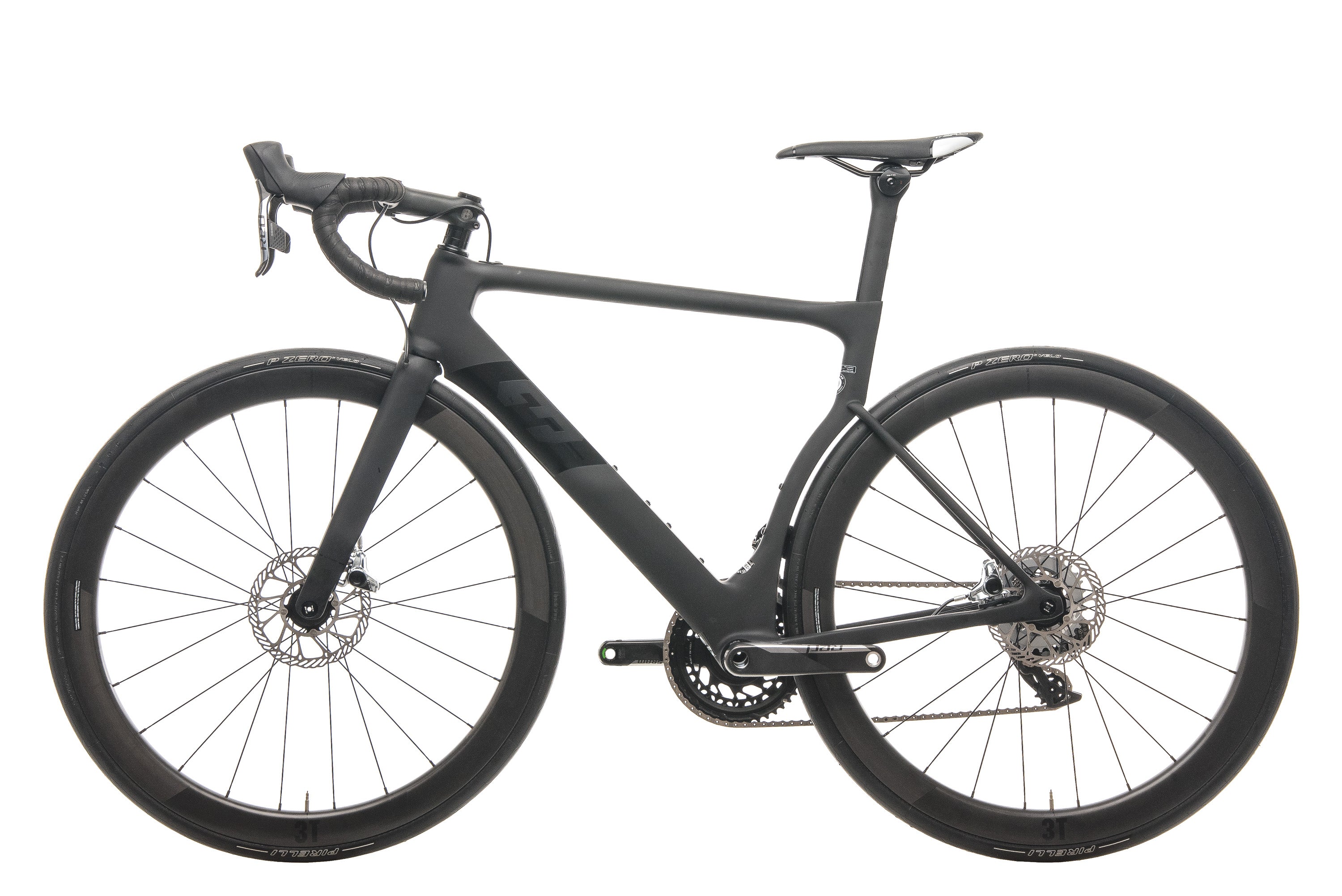 3T Strada Due Team Stealth Red AXS eTap Road Bike - 2020, Medium