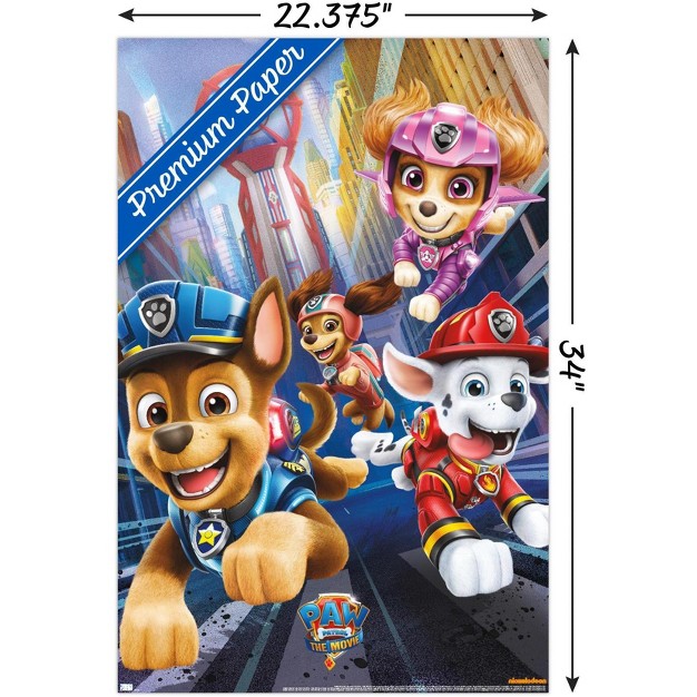 Trends International Nickelodeon Paw Patrol Movie Action Unframed Wall Poster Prints