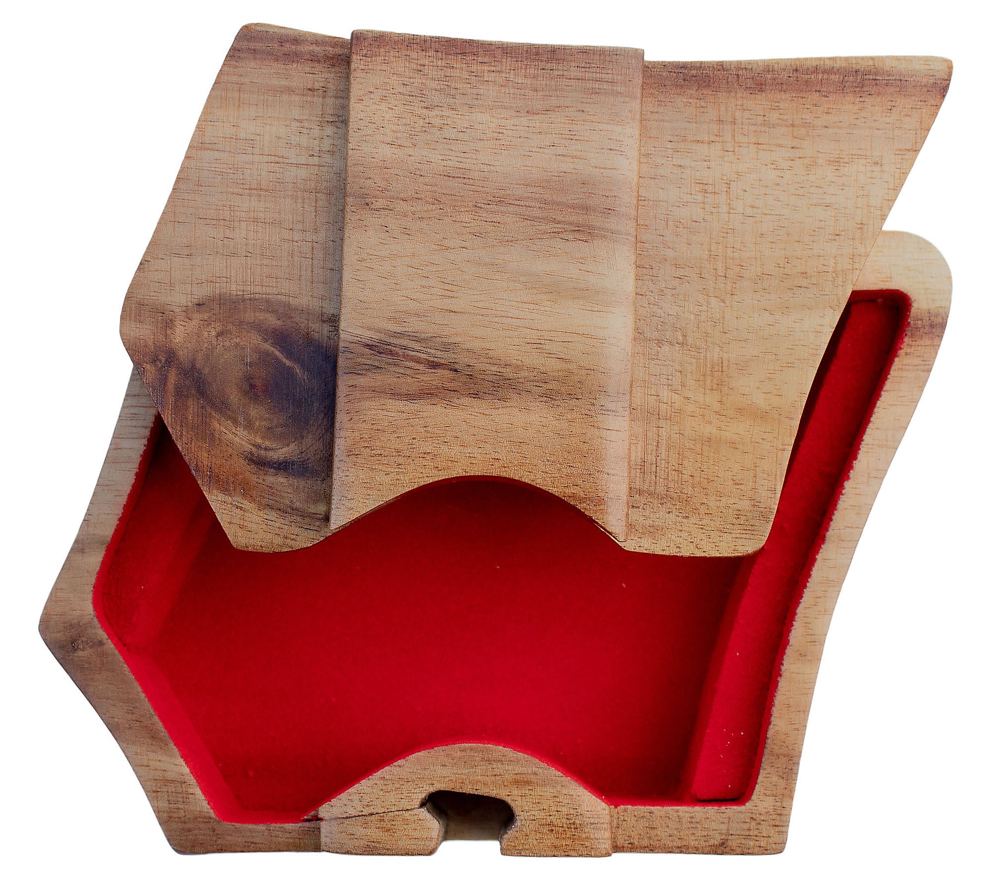 Carver Dan's Duck Puzzle Box with Magnet Closures