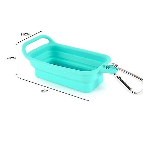 Outdoor silicone dog bowl