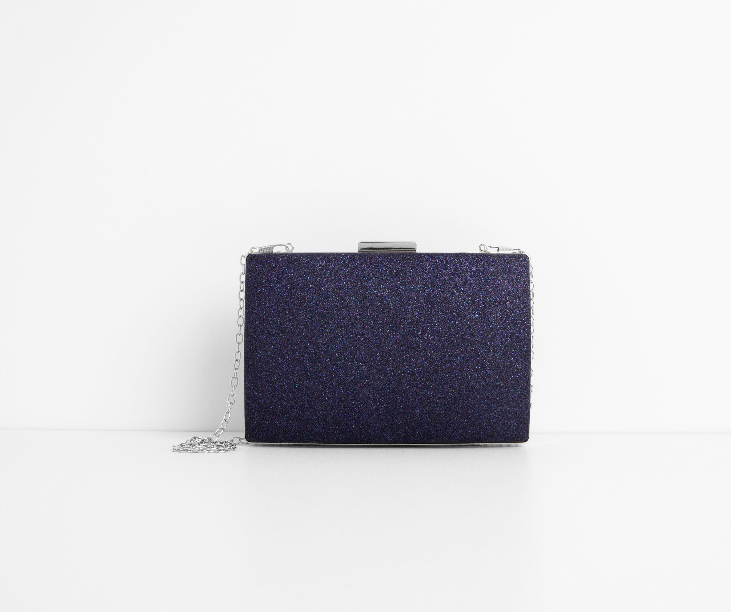 Midnight Wishes Glitter Box Clutch