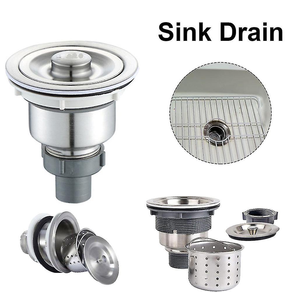 Other Sink Accessory New Stainless Steel Kitchen Sink Drain Strainer Assembly With Removable Deep Waste Basket And Sealing Cover Scrollsqy Kitchen Acc