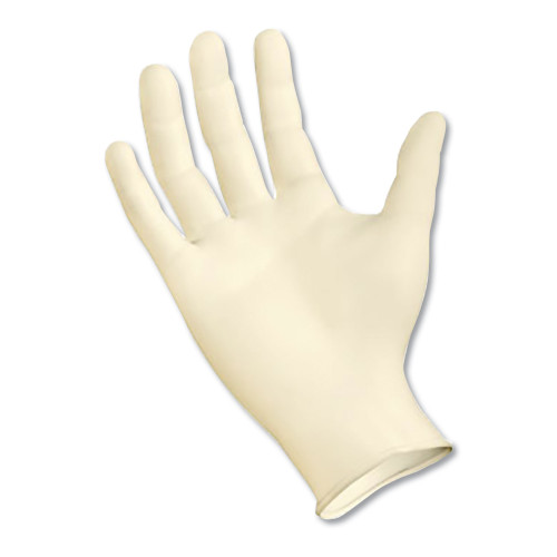 Boardwalk Powder-Free Synthetic Examination Vinyl Gloves， Medium， Cream， 5 mil， 1，000/Carton (310MCT)