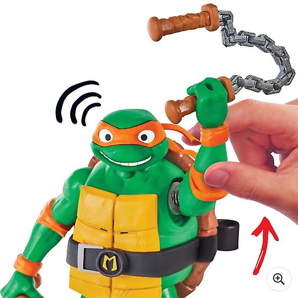 Teenage mutant ninja turtles: mutant mayhem - ninja shouts figure michelangelo