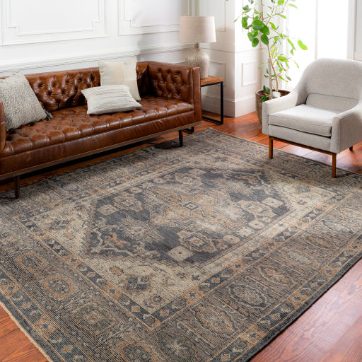 Reign NZ Wool Charcoal Rug