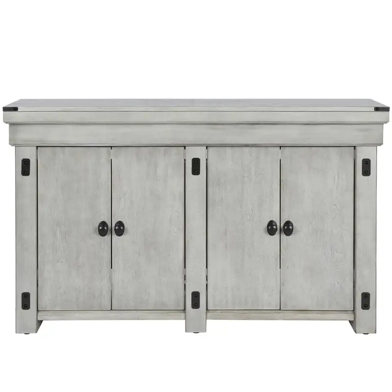 Bowery Hill 55 Gallon Aquarium Stand in Rustic White
