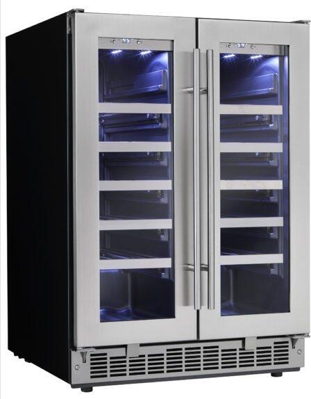 Danby DWC047D1BSSPR Silhouette Series 24 Inch Stainless Steel Napa Wine Cooler