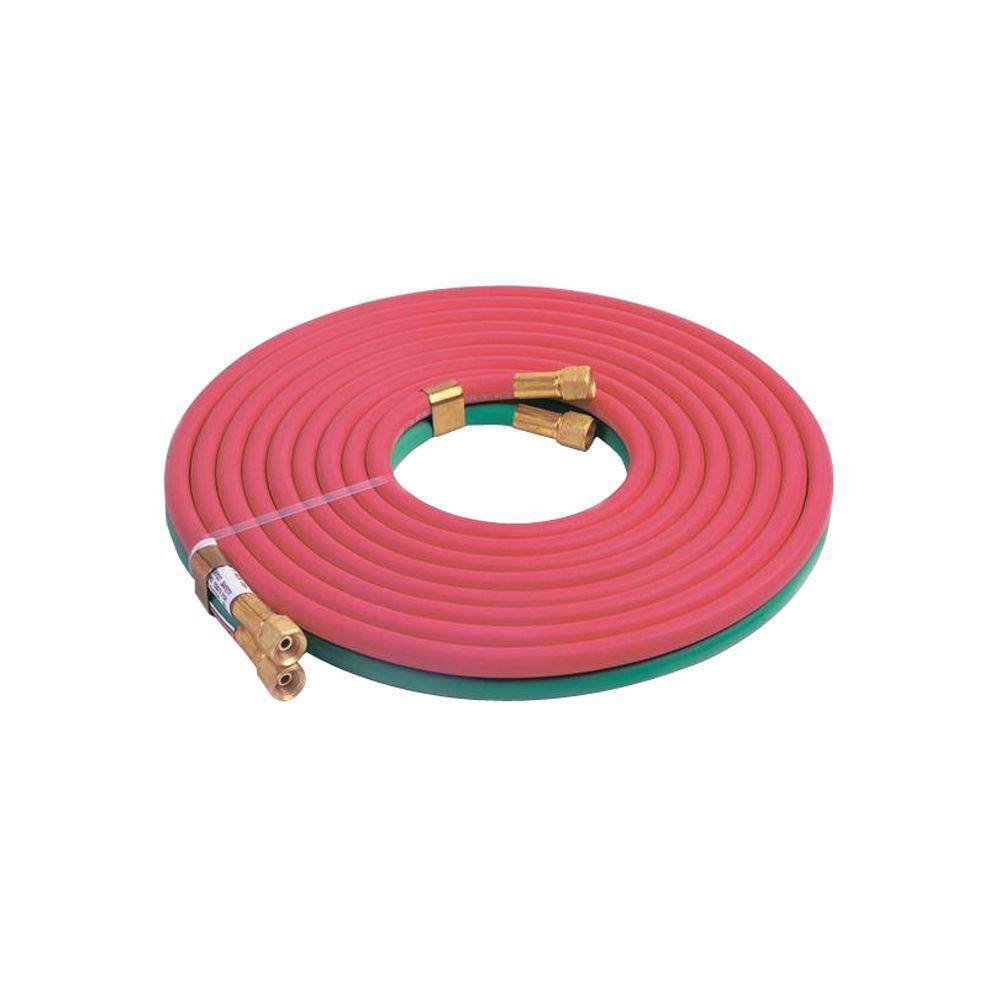 Lincoln Electric 14 in. x 25 ft. R-Grade Oxygen-Acetylene Hose KH578