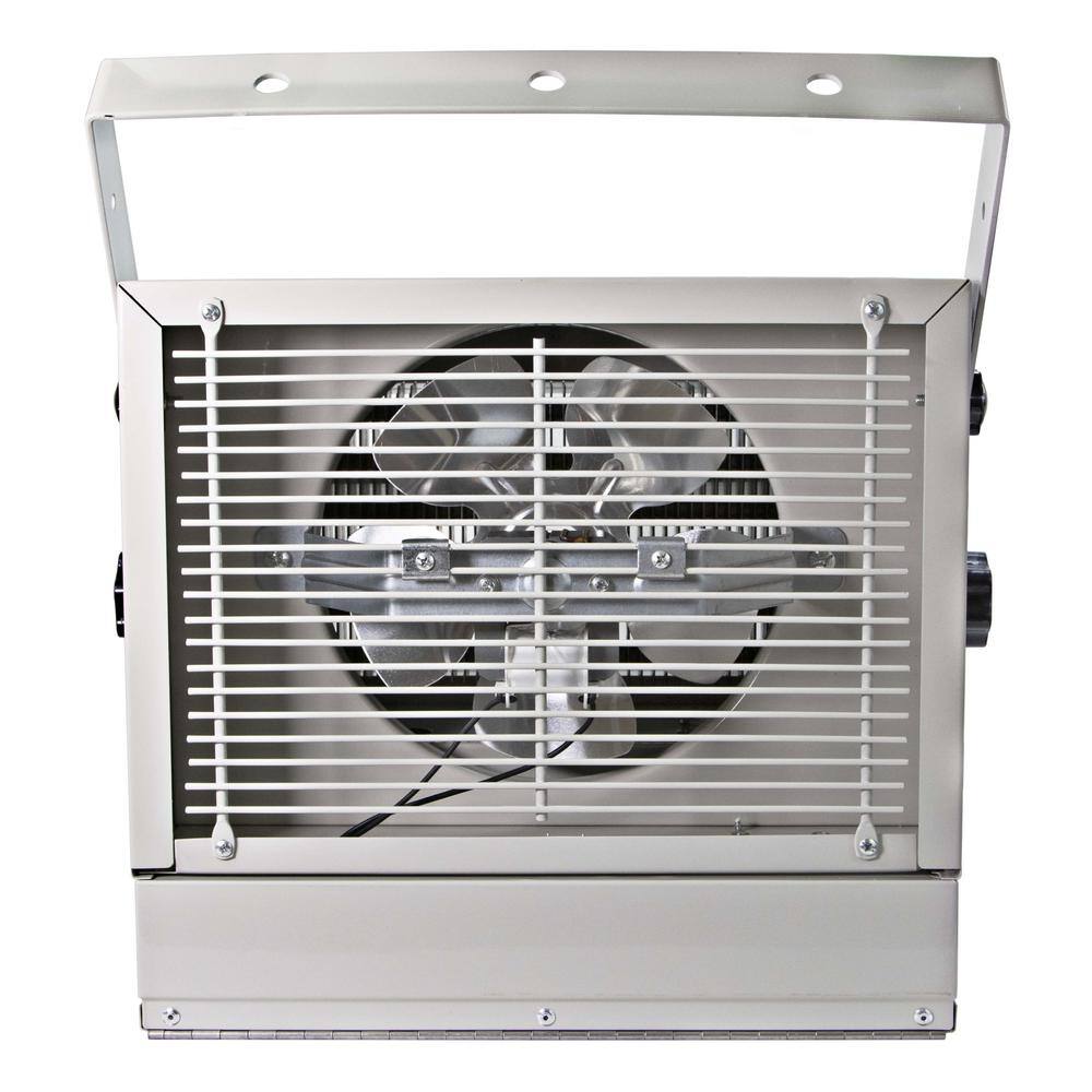 Comfort Zone 17065 BTU Ceiling Mount Fan-Forced Industrial Utility Electric Heater Furnace with Safety Overheat Protection CZ220