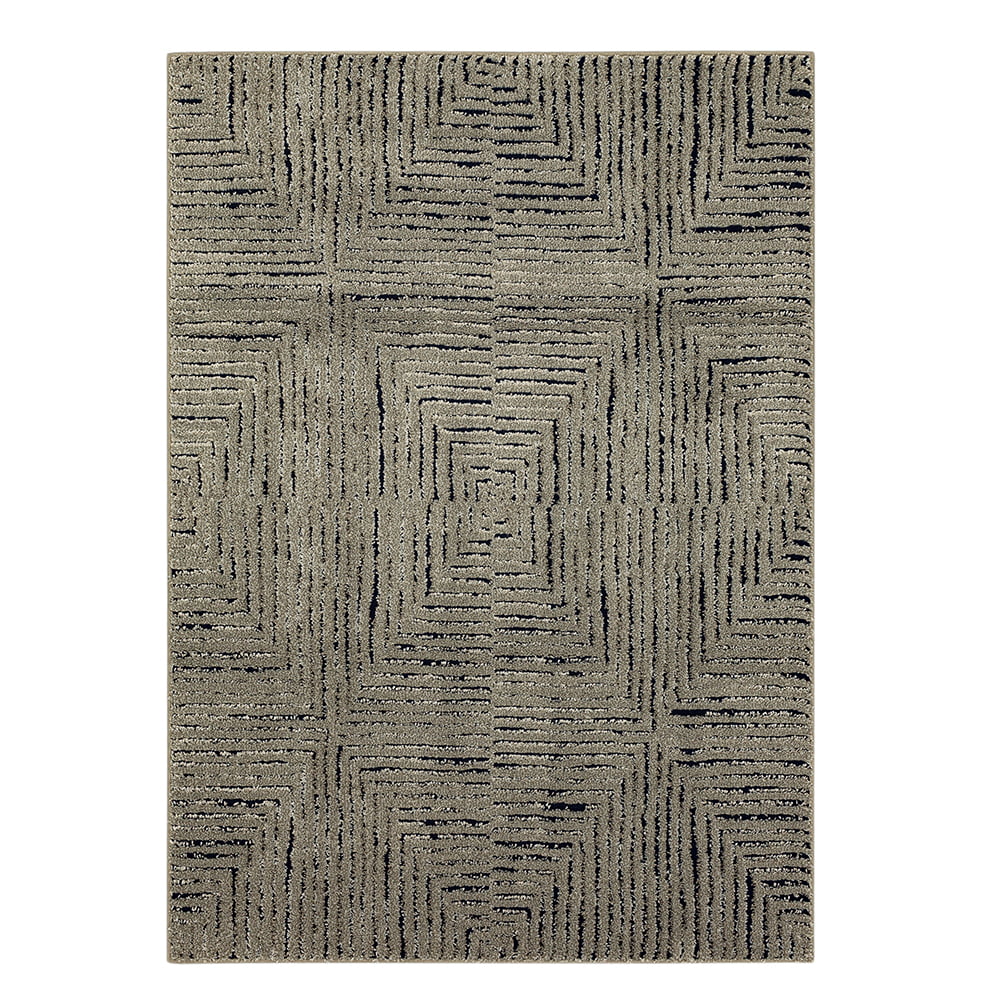 Gap Home Diamond Striped Textured Indoor Area Rug, Grey, 5' x 7'