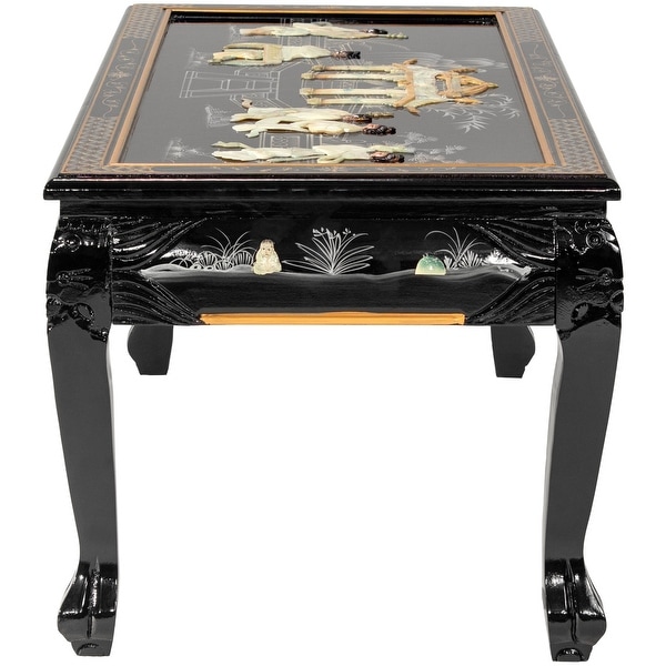 Black Lacquer Coffee Table - Royal Ladies