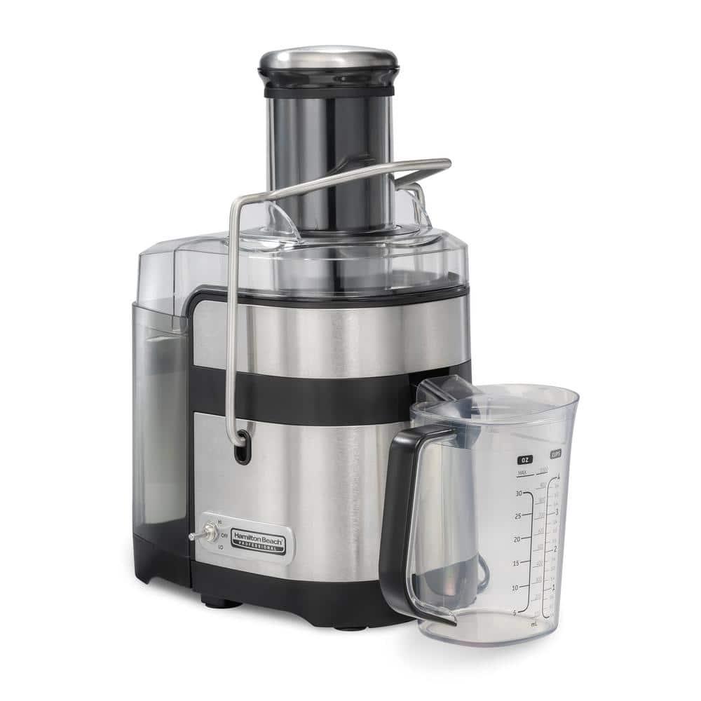 HAMILTON BEACH PROFESSIONAL 1100 W 16 oz Black Centrifugal Juicer Extractor with Super Chute