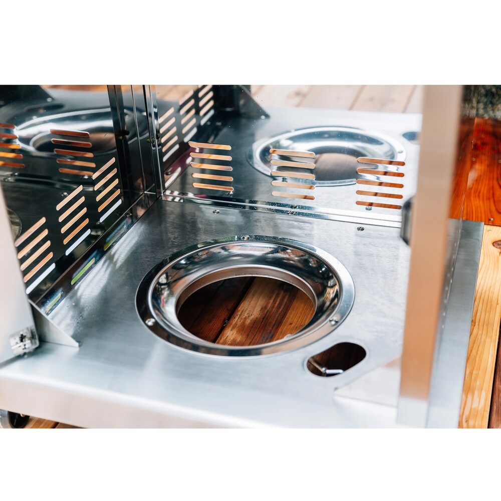 Summerset Freestanding Natural Gas Outdoor Pizza Oven   SS OVFS NG