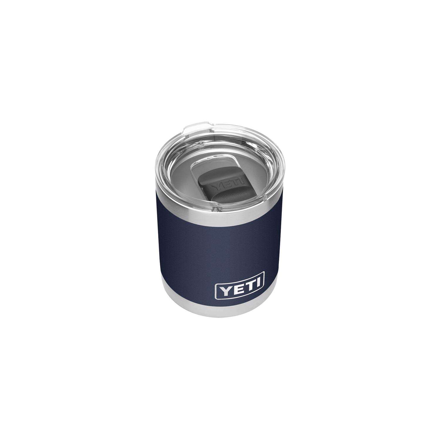 YETI Rambler 10 oz Lowball Navy BPA Free Tumbler with MagSlider Lid