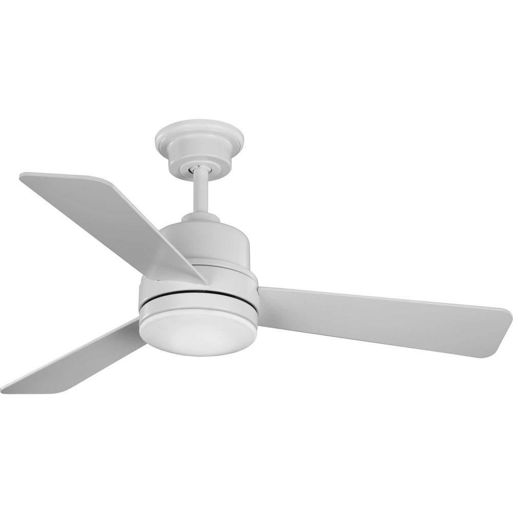 Progress Lighting Trevina II 44 in. Integrated LED White Ceiling Fan with Light P2555-2830K