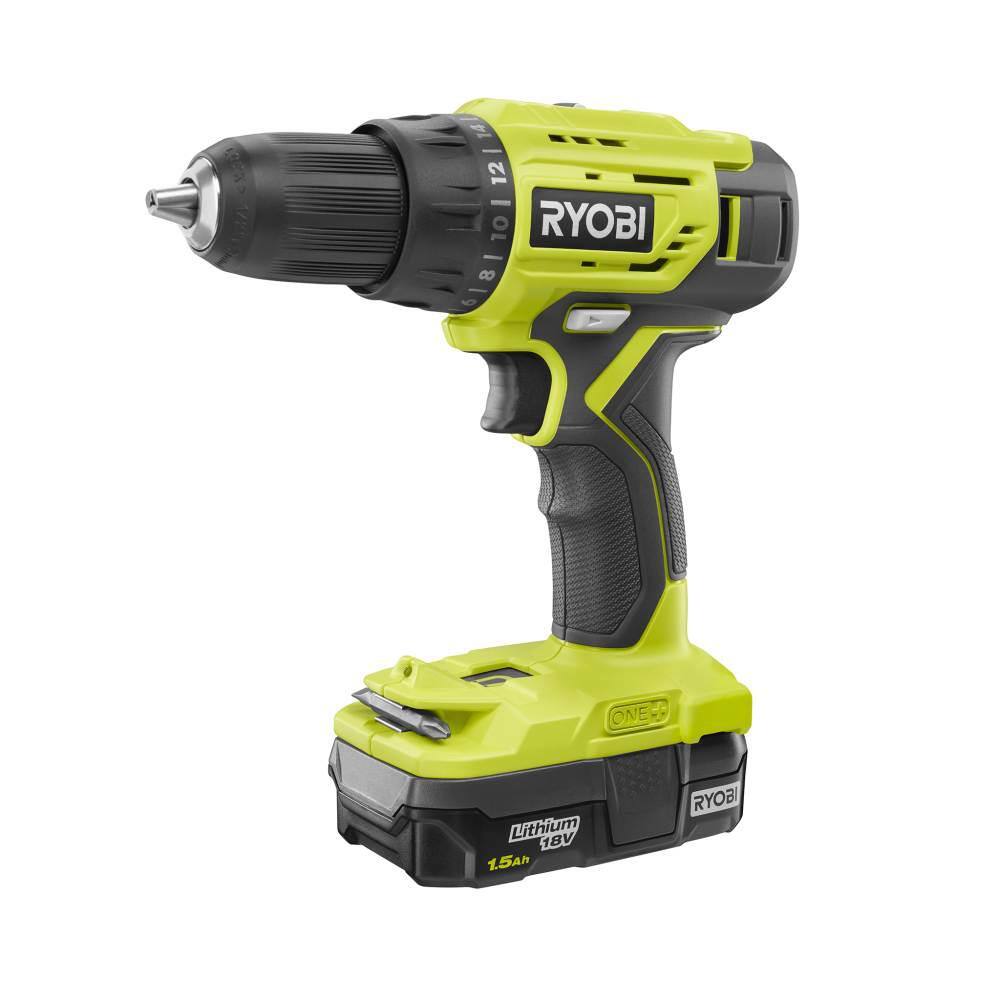 RYOBI ONE+ 18V Lithium-ion Cordless 3-Tool Combo Kit with (1) 4.0 Ah Battery (1) 1.5 Ah Battery Charger and Bag PCK101KN