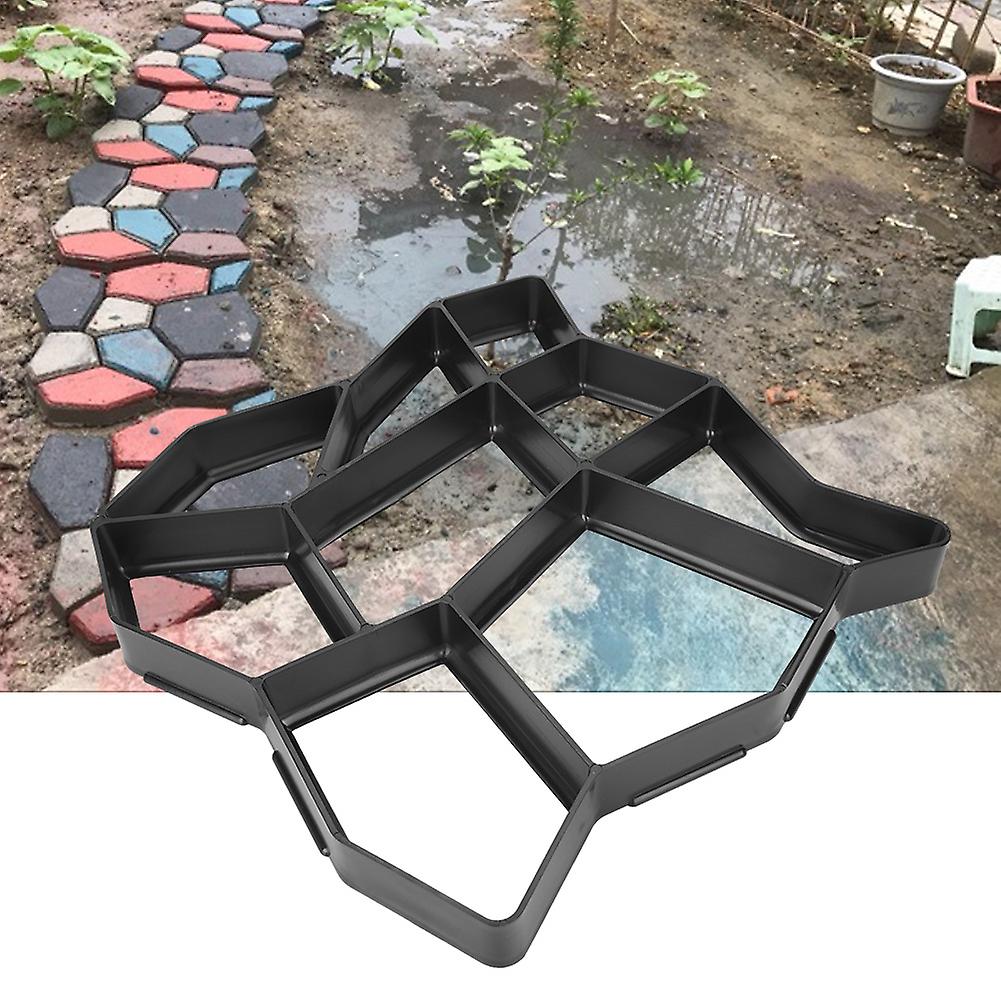 Paving Pavement Stone DIY Stepping Stone Mold for Garden Lawn Path Paver Walk