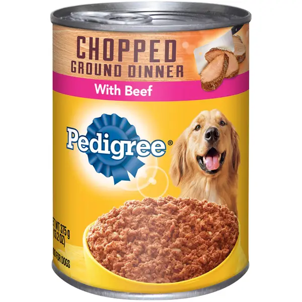 Pedigree 13.2 oz Chopped Ground Dinner Beef Dog Food