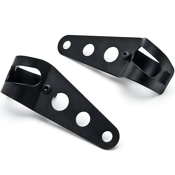 Black Headlight Mounting Bracket Fork Ears 31-37mm Compatible with Victory Hammer 8-Ball