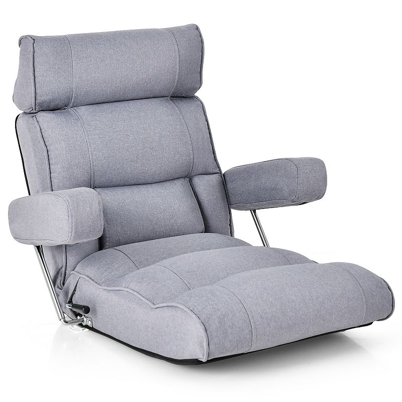 Adjustable Folding Sofa Chair with 6 Position Stepless Back