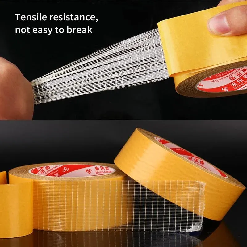 🔥BIG SALE - 49% OFF🔥Strong Adhesive Double-sided Mesh Tape( Leng
