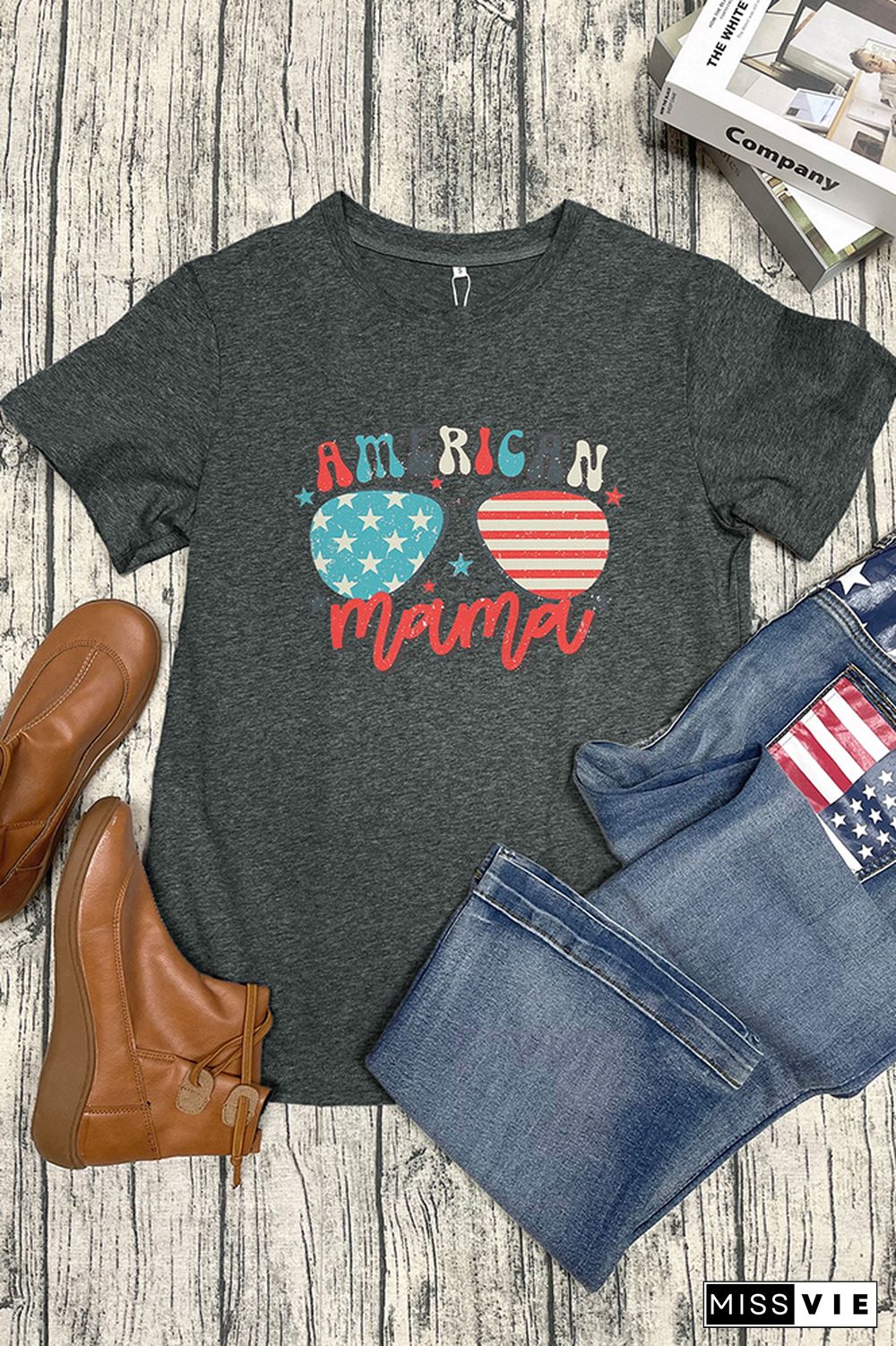 American mama Graphic Tee Wholesale