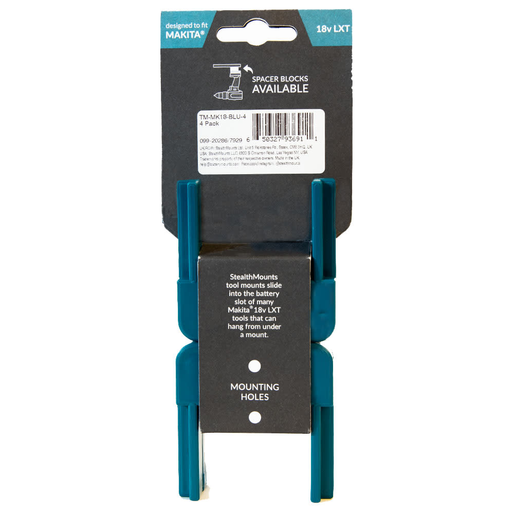 StealthMounts Tool Mount Makita LXT Blue 4pk