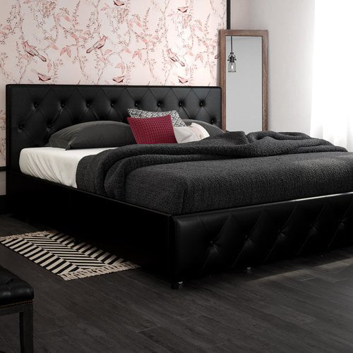 DHP Dakota Upholstered Storage Platform Bed