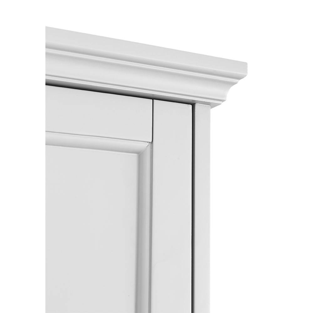 Home Decorators Collection Ashburn 23-12 in. W x 27 in. H x 8 in. D Bathroom Storage Wall Cabinet in White ASWW2327