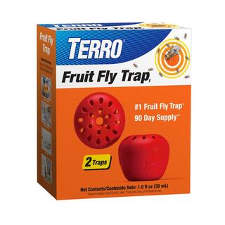 TERRO Ready-to-Use Indoor Fruit Fly Traps with Bait (2-Count) T2502B